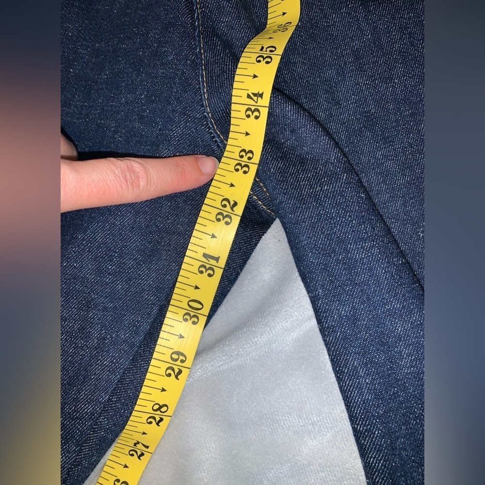 Pilcro Anthropologie Clean Rinse High-Rise Flare Jeans size 33 thigh wide hem - Picture 8 of 12